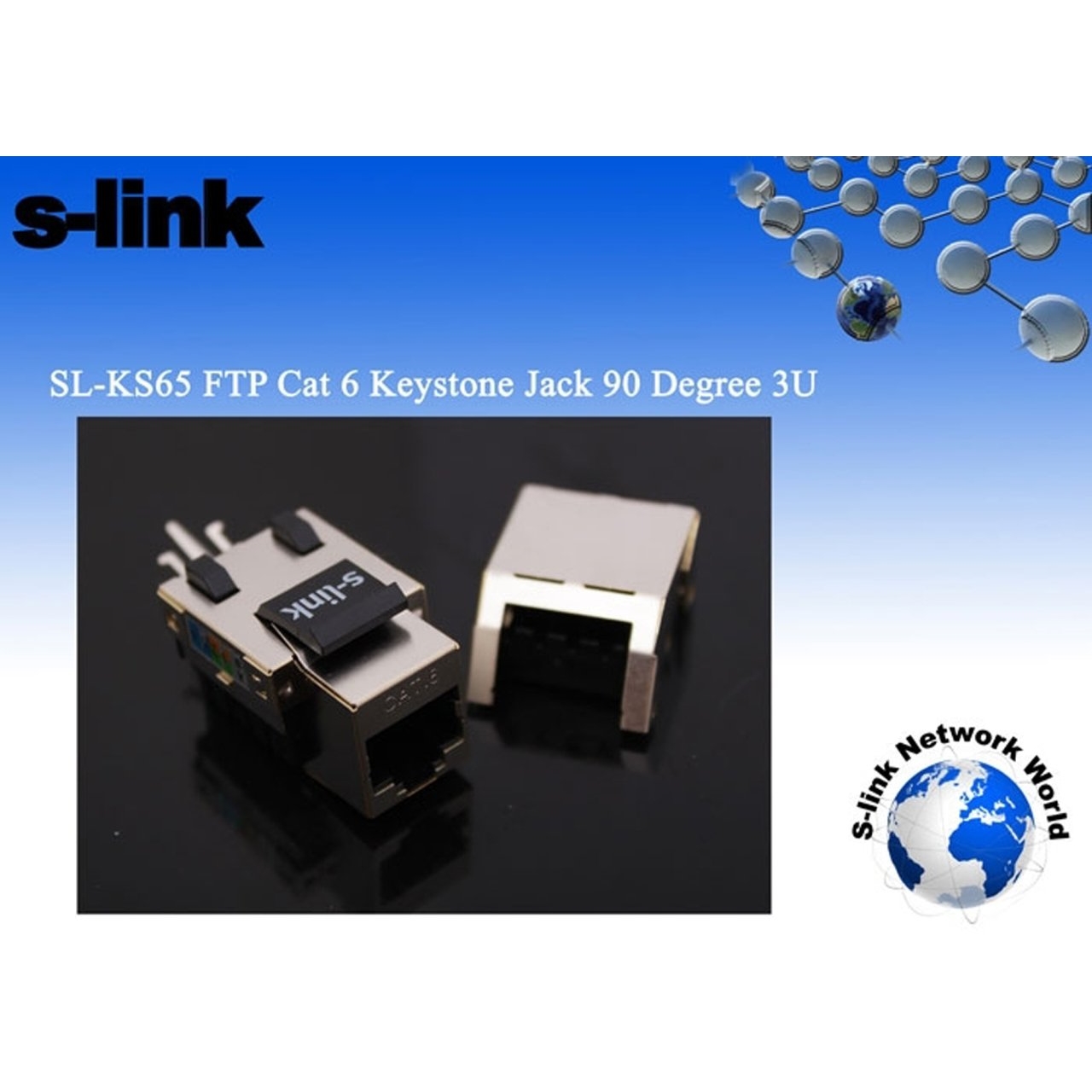 S-LINK%20SL-KS65%20UTP%20CAT6%2090%20DERECE%203U%20KEYSTONE%20JACK