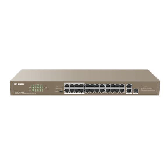 IP-COM%20F1126P-24-250W%2024%20PORT%2010/100%2024%20PORT%20POE%202%20PORT%20UPLINK%20+%201%20SFP%20250%20WATT%20YONETILEMEZ%20RACK%20MOUNT%20SWİTCH