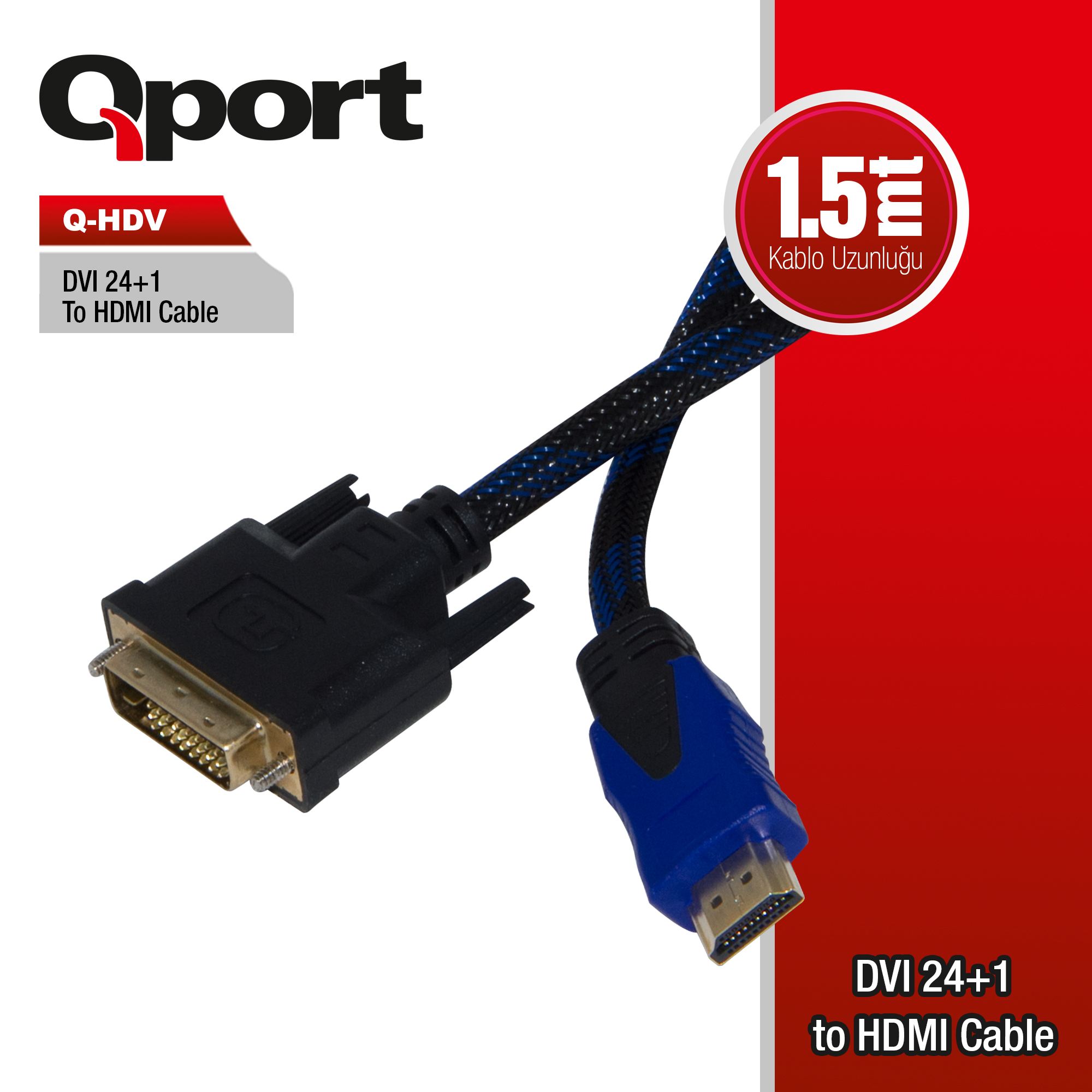 QPORT%20Q-HDV%20DVI%2024+1%20TO%20HDMI%20ÇEVİRİCİ