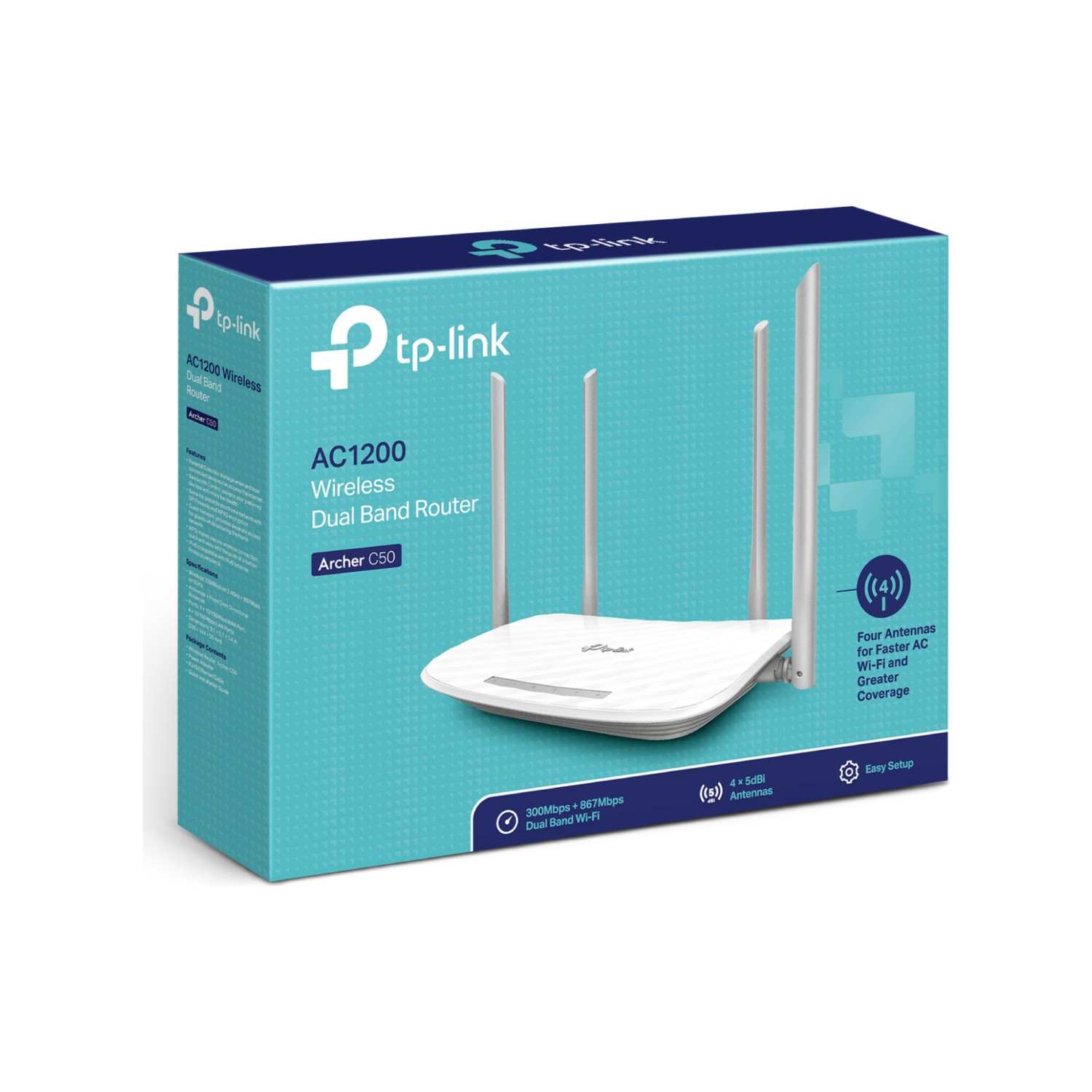 TP-LINK%20ARCHER%20C50%20AC1200%204PORT%20GIGABIT%204%20ANTEN%202.4GHz+5GHz%20ROUTER