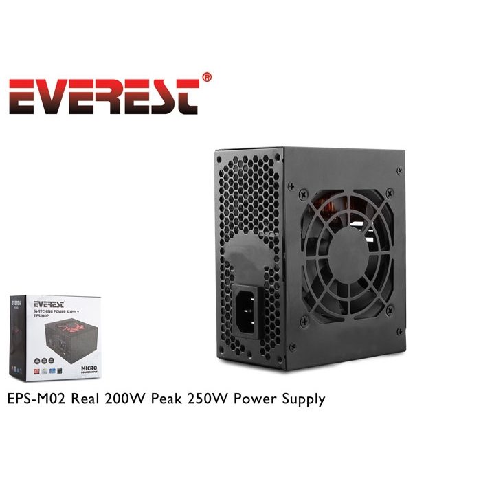 EVEREST%20EPS-M02%20Real%20200W%20Peak%20250W%20POWER%20SUPPLY%20SLIM