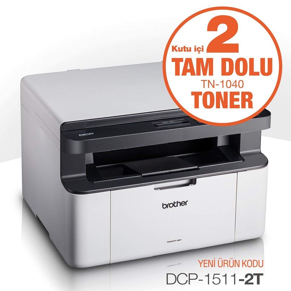 BROTHER%20DCP-1511-2T%20LAZER%20YAZICI%20TARAYICI%20FOTOKOPİ%20USB%20A4%20x2%20KUTU%20İÇİ%20TONER