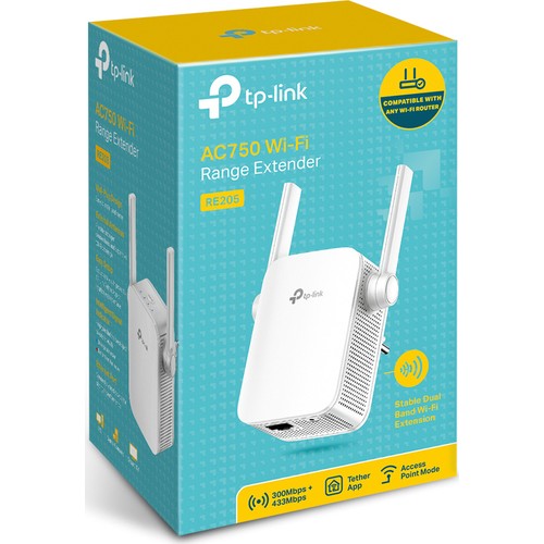 TP-LINK%20RE205%20AC750%20750MBPS%201PORT%2010/100%20ETHERNET%20%202%20ANTEN%20%20RANGE%20EXTENDER