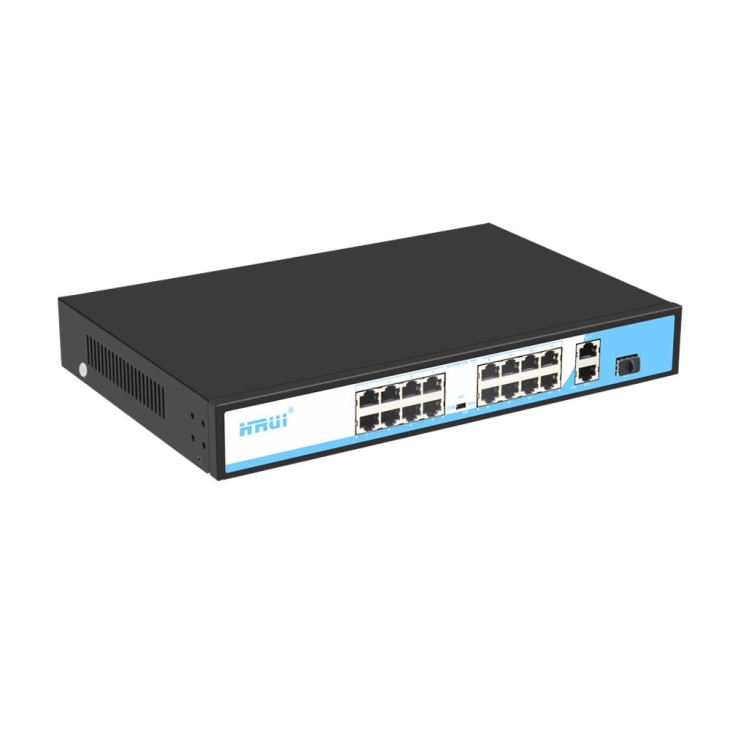 HRUI%20HR901-AF-1621GS-200%2016%20PORT%2010/100%2016%20PORT%20POE%202%20PORT%20UPLINK%20+%201%20SFP%20200W%20YONETILEMEZ%20RACK%20MOUNT%20SWITCH