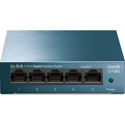 TP-LINK%20LS105G%205%20PORT%2010/100/1000%20YONETILEMEZ%20DESKTOP%20SWITCH%20METAL%20KASA