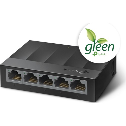 TP-LINK%20LS1005G%205%20PORT%2010/100/1000%20YONETILEMEZ%20DESKTOP%20SWITCH%20PLASTİK%20KASA