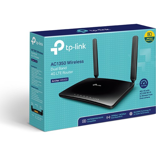 TP-LINK%20ARCHER%20MR400%20AC1200%204%20PORT%202%20ANTEN%202.4/5GHz%204G%20LTE%20SIM%20KART%20GİRİŞLİ%20ROUTER