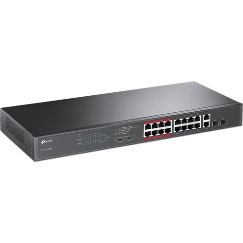 TP-LINK%20SL1218MP%2016%20PORT%2010/100%2016%20PORT%20POE+%202%20PORT%20UPLINK%20+2%20SFP%20192%20WATT%20YONETILEMEZ%20RACK%20MOUNT%20SWITCH