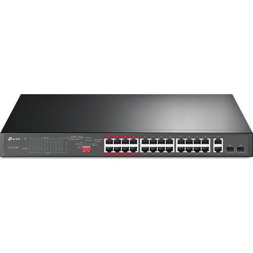 TP-LINK%20TL-SL1226P%2024%20PORT%2010/100%2024%20PORT%20POE%202%20PORT%20UPLINK%20+2%20SFP%20YONETILEMEZ%20RACK%20MOUNT%20SWITCH