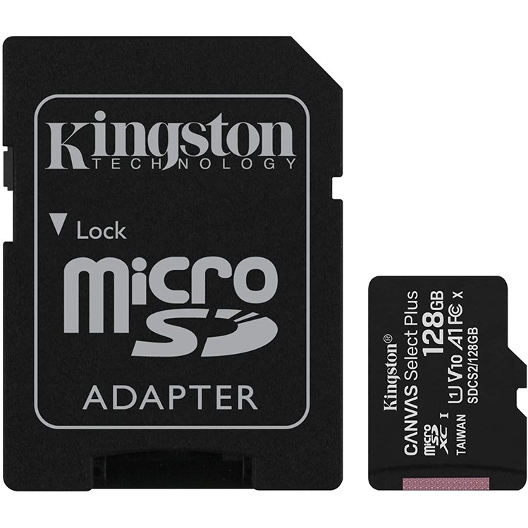 KINGSTON%20CANVAS%20SELECT%20PLUS%20128GB%20MICRO%20SDXC%20CLASS10%20HAFIZA%20KARTI%20SDCS2/128GB