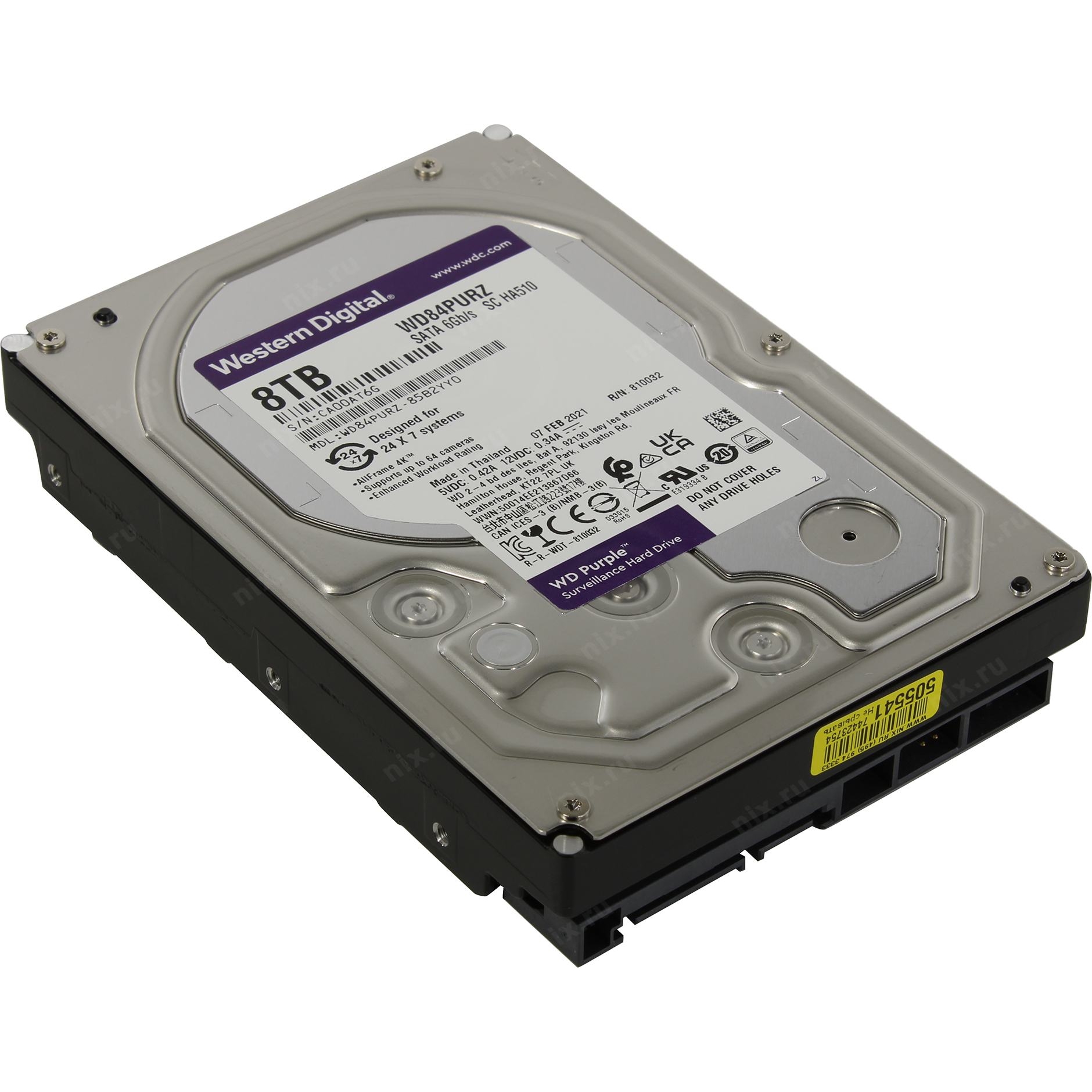 WD%20PURPLE%208TB%205640RPM%20128%20MB%20SATA3%20WD84PURZ%207/24%20GUVENLIK%20(RESMİ%20DİSTİ%20GARANTİLİ)