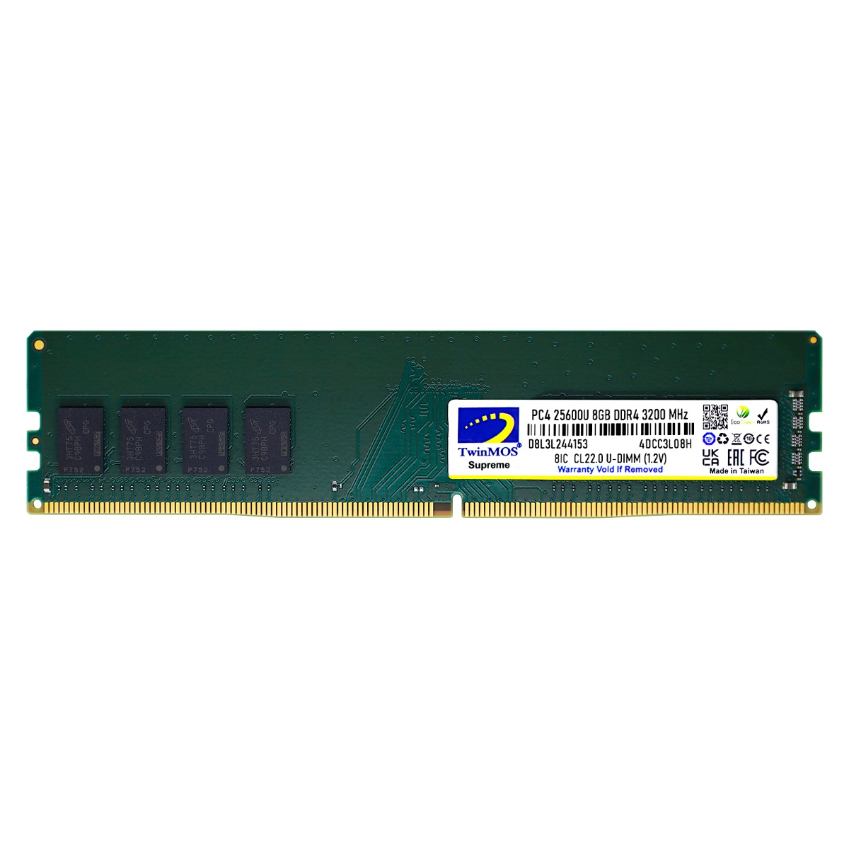 TWINMOS%208GB%203200MHZ%20DDR4%20PC%20RAM%20MDD48GB3200D