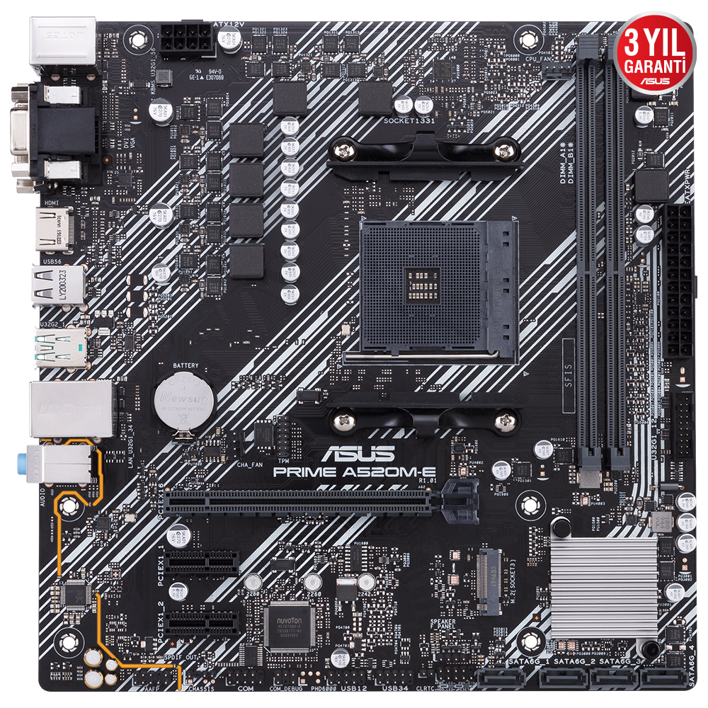 ASUS%20PRIME%20A520M-E%202xDDR4%20VGA/DVI/HDMI%201xM2%20AM4%20ANAKART