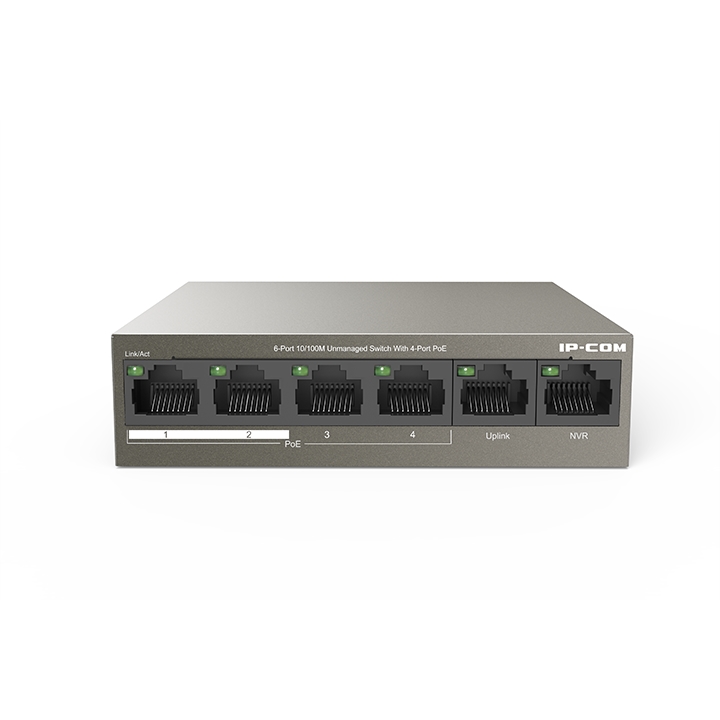 IP-COM%20F1106P-4-63W%204%20PORT%2010/100%204%20PORT%20POE%202%20X%20FE%20UPLINK%2063W%20YONETILEMEZ%20DESKTOP%20SWITCH