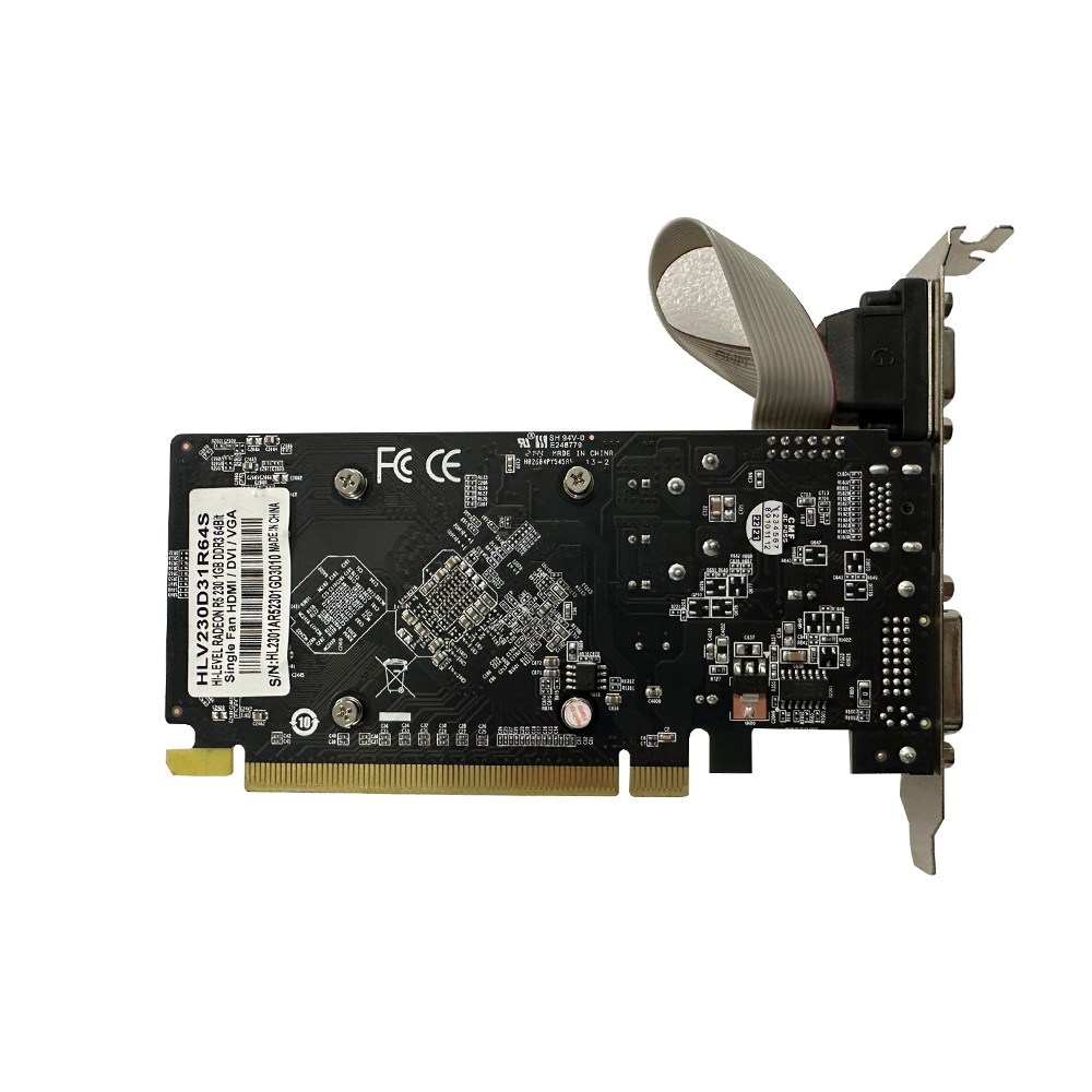 HI-LEVEL%20HLV230D31R64S%20RADEON%20R5%20230%201GB%20DDR3%2064Bit%20VGA/DVI/HDMI%2016X%20DX11