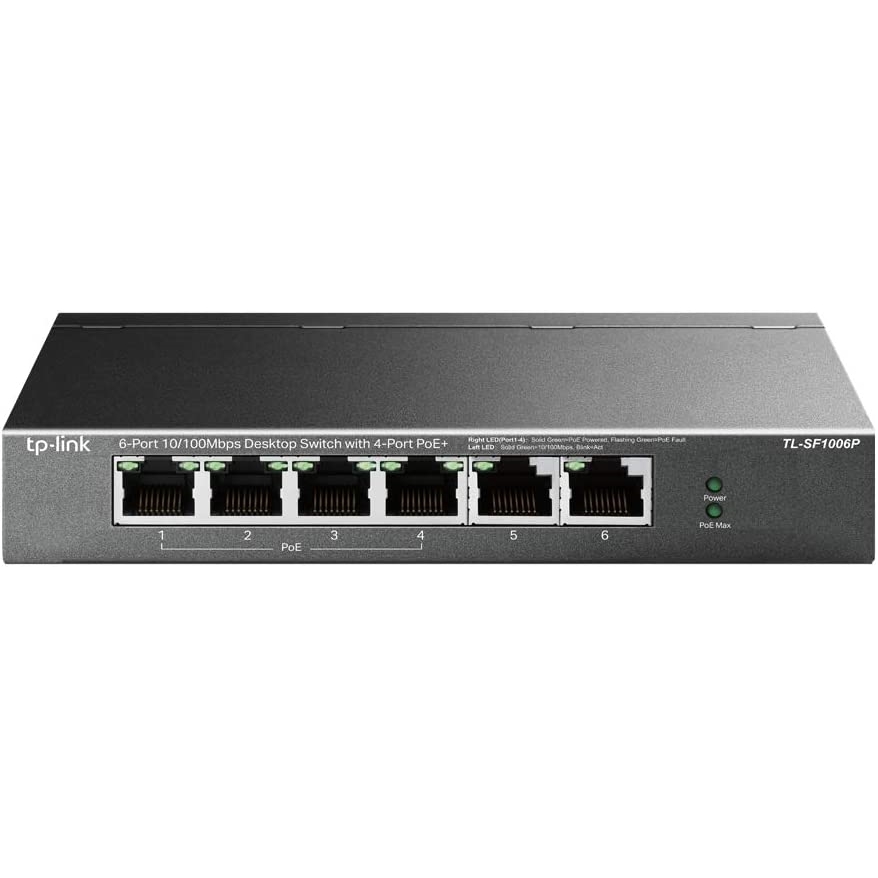 TP-LINK%20TL-SF1006P%206%20PORT%2010/100%204%20PORT%20POE%202%20X%20UPLINK%20YONETILEMEZ%20DESKTOP%20SWITCH