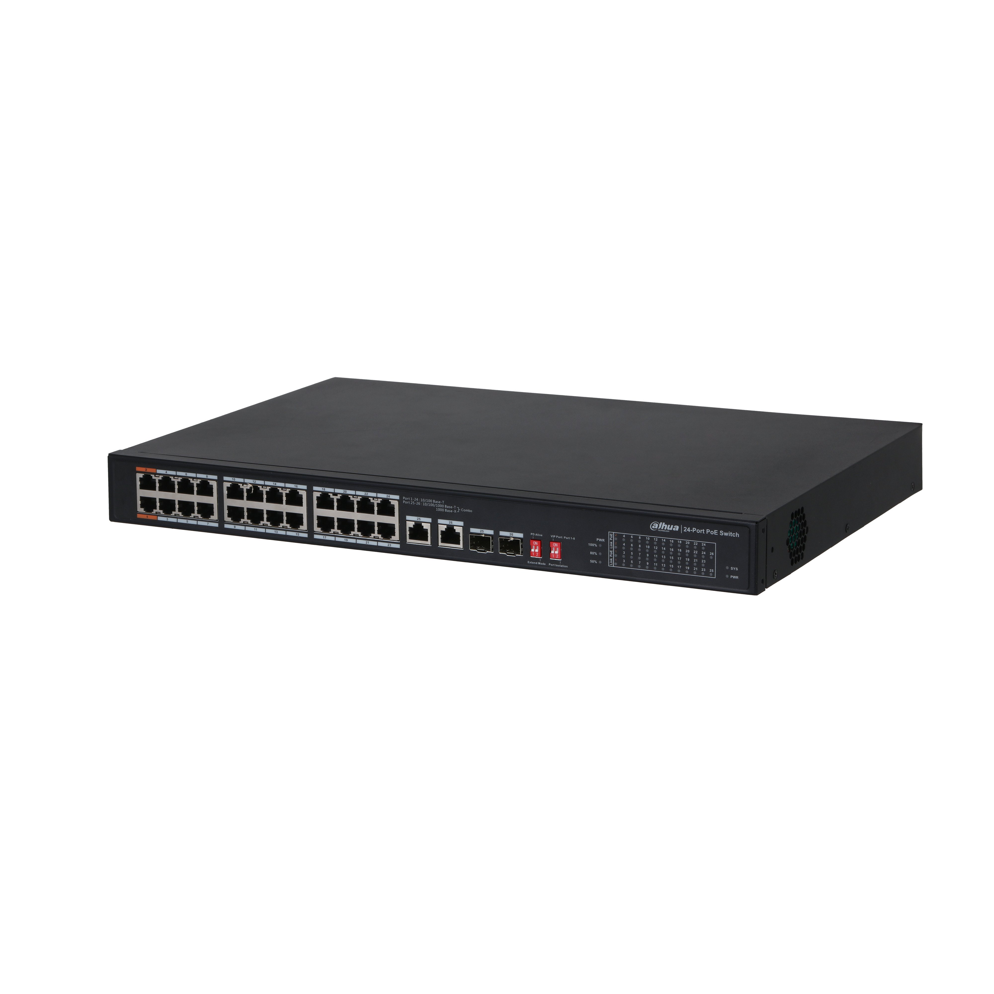 DAHUA%20PFS3226-24ET-240%2024%20PORT%2024%20PORT%20POE%202%20X%20SFP%20240%20WATT%20YONETILEMEZ