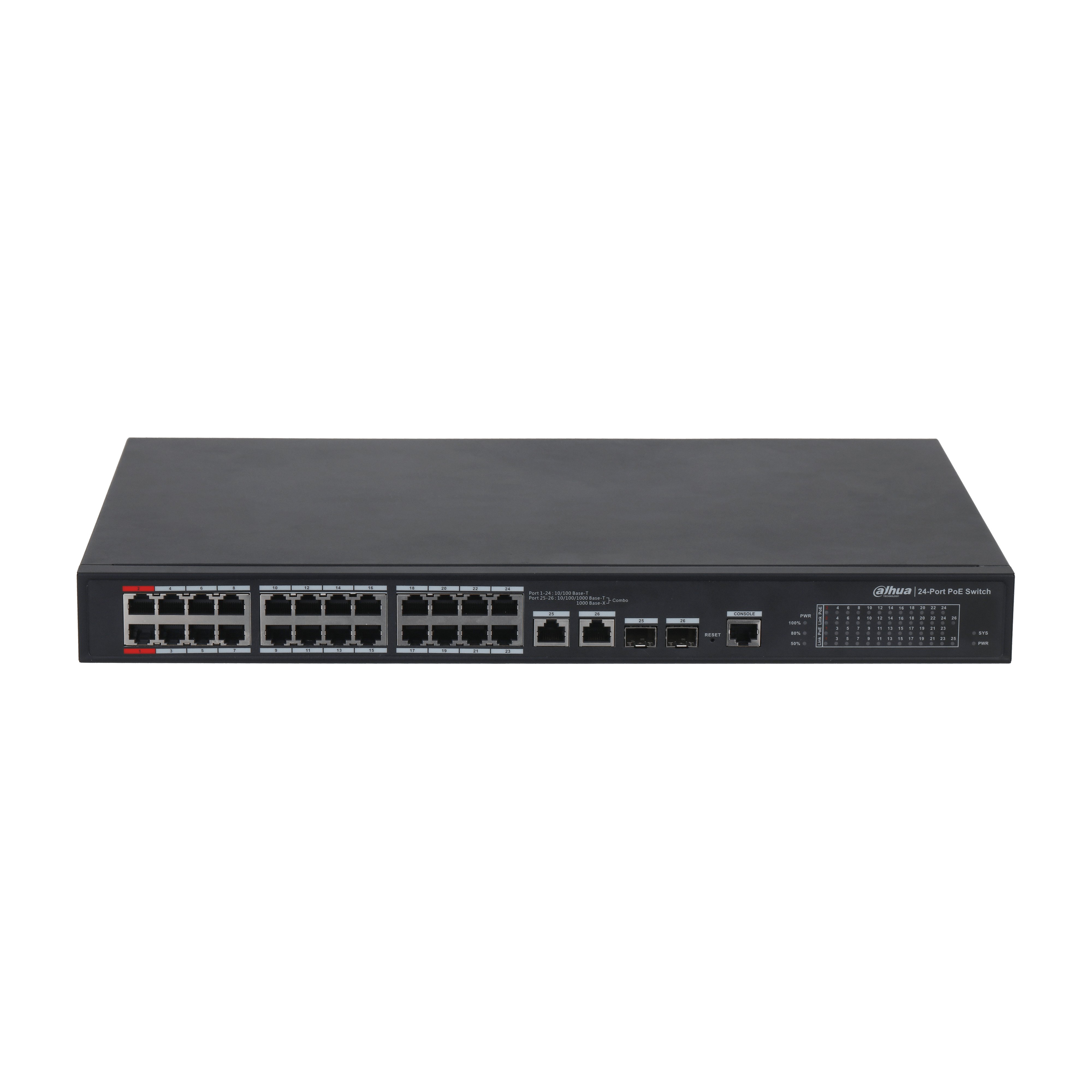 DAHUA%20PFS4226-24ET-360-V3%2024%20PORT%20POE%2010/100%202xSFP%20360W%20YONETILEBILIR%20SWITCH