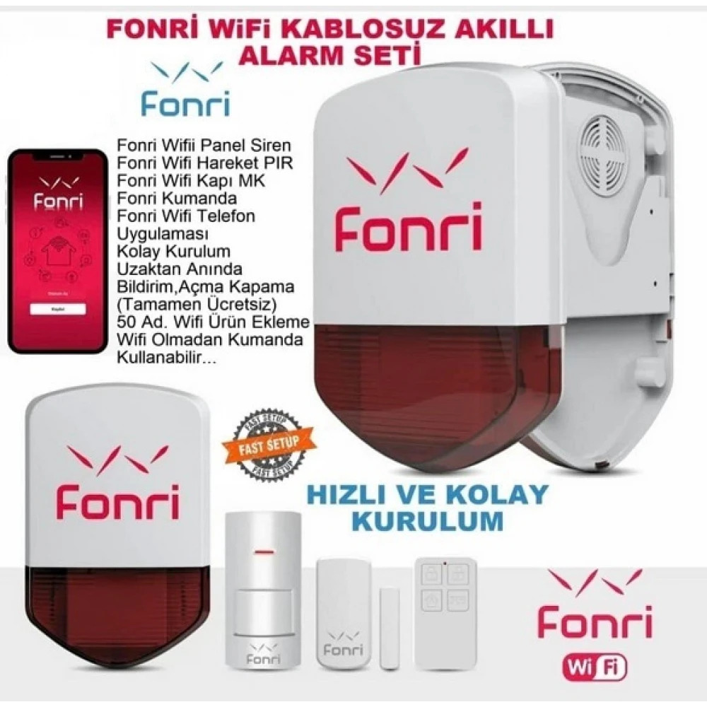 FONRİ%201G%20WIFI%20KABLOSUZ%20ALARM%20SET%20AKILLI%20EV%20VE%20GÜVENLİK%20PAKETİ