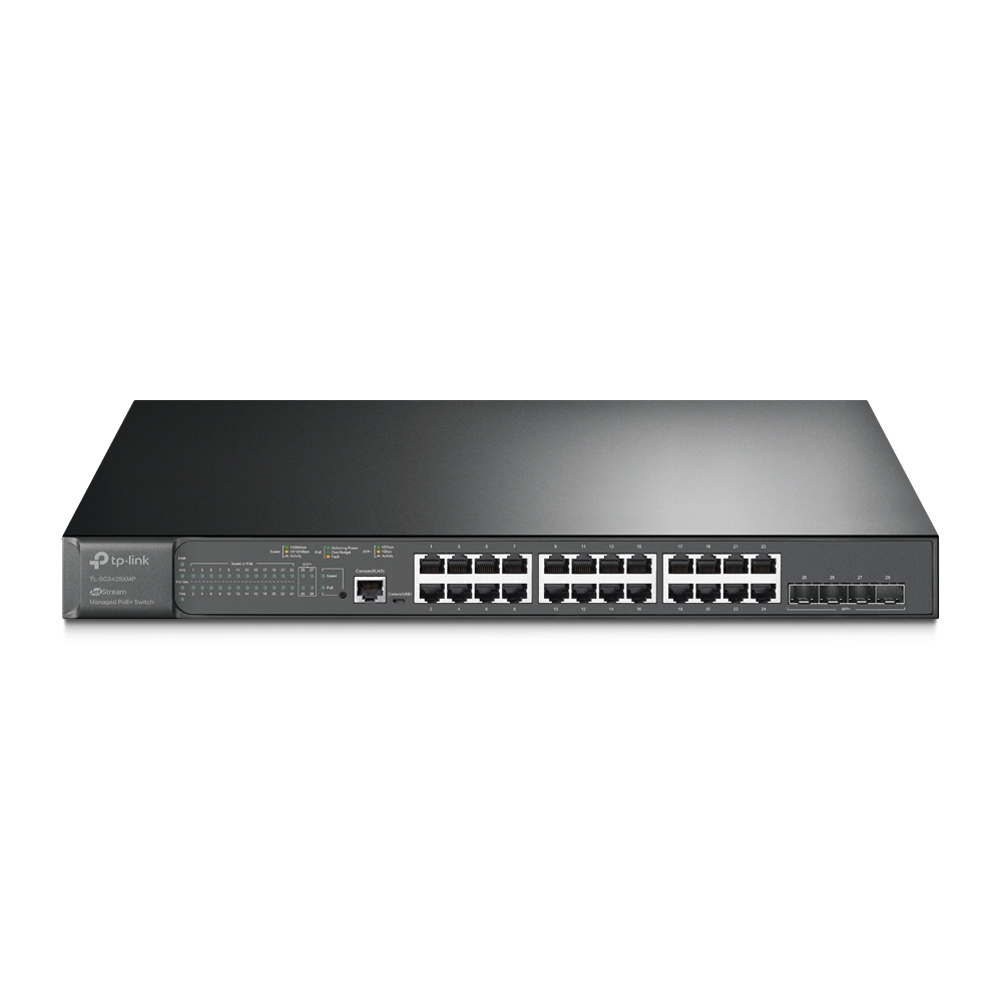 TP-LINK%20OMADA%20TL-SG3428XMP%2024%20PORT%2010/100/1000%2024%20PORT%20POE+%204x%20SFP%20YONETILEBILIR%20RACK%20MOUNT%20SWITCH