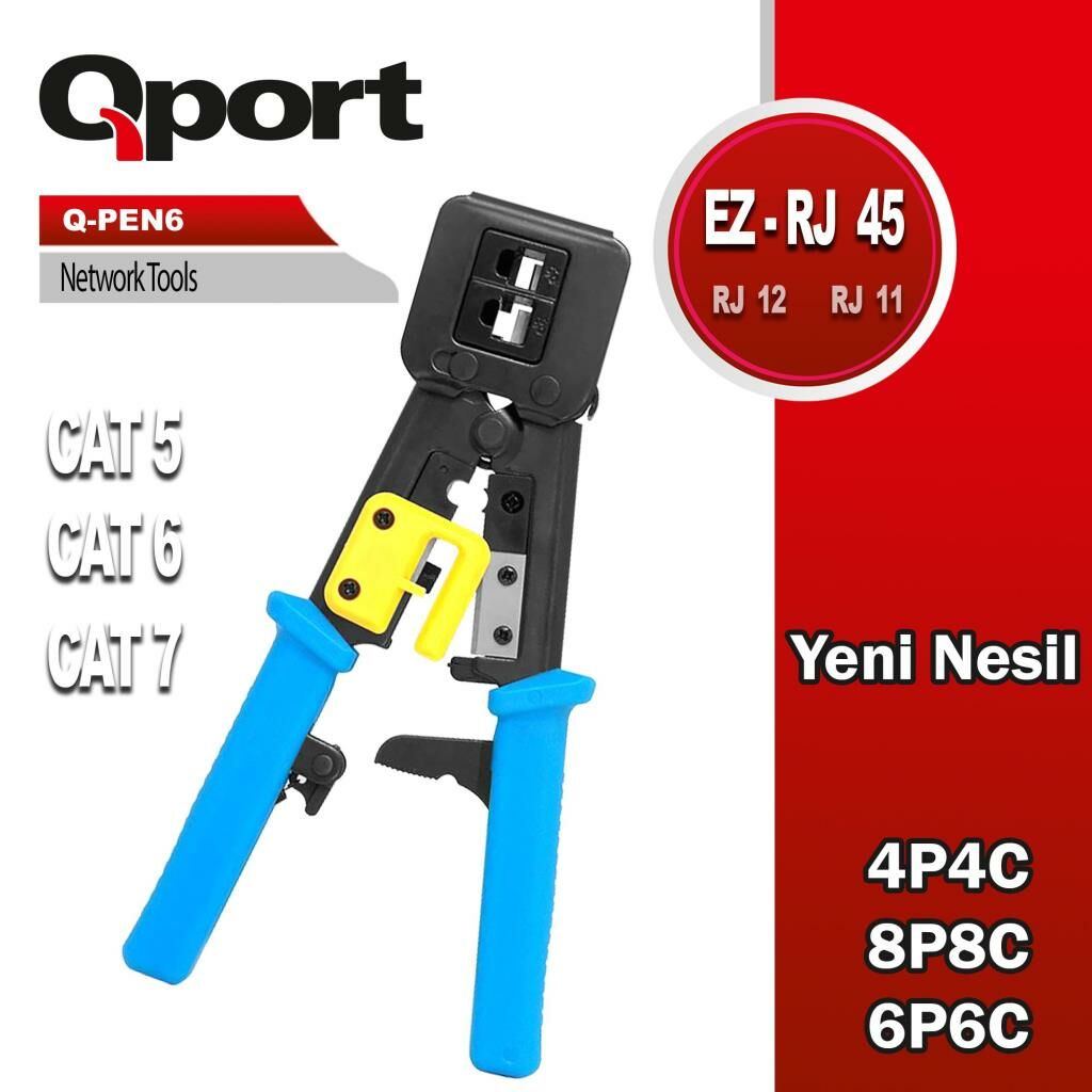 QPORT%20Q-PEN6%20YENİ%20NESİL%20EZ%20RJ45-RJ11-RJ12%20PENSE