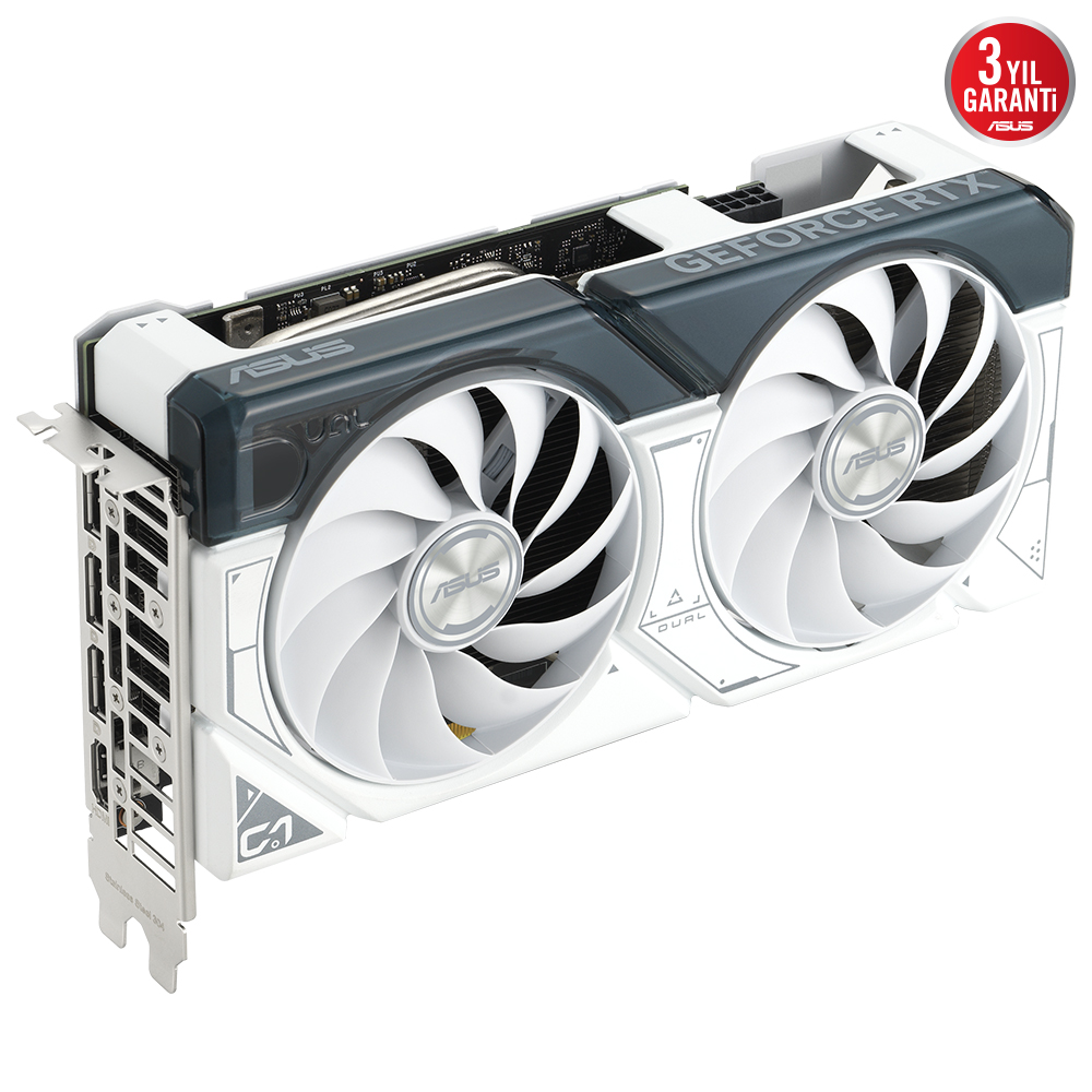 ASUS%20DUAL-RTX4060-O8G-WHITE%20RTX4060%208GB%20GDDR6X%20128Bit%203xDP/1xHDMI