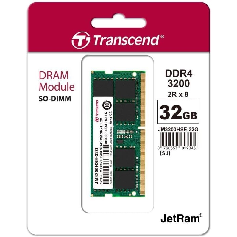 TRANSCEND%2032GB%203200Mhz%20DDR4%201.2V%20JM3200HSE-32G%20NOTEBOOK%20RAM