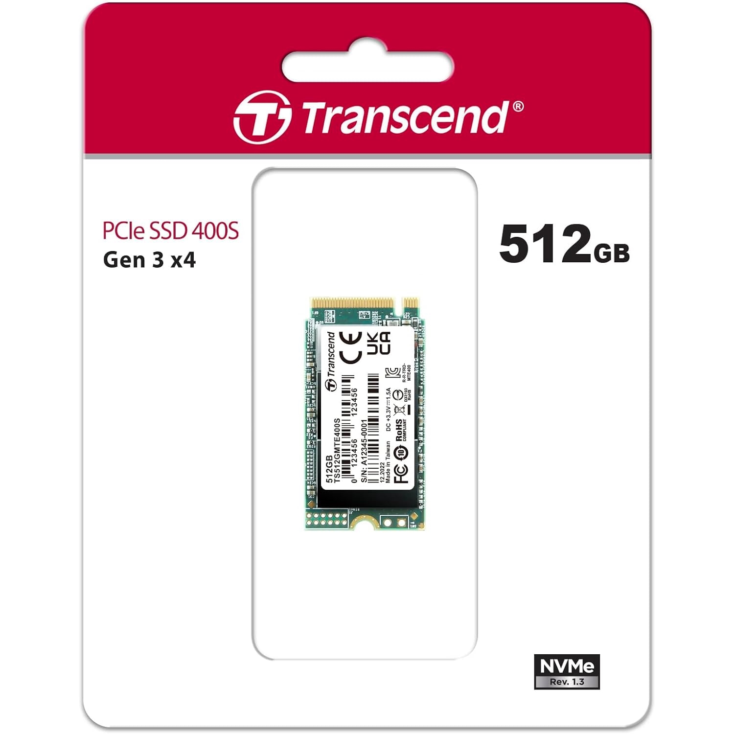 TRANSCEND%20512GB%202000/900MB/s%202242%20PCIE%20GEN3x4%20NVME%20SSD%20TS512GMTE400S