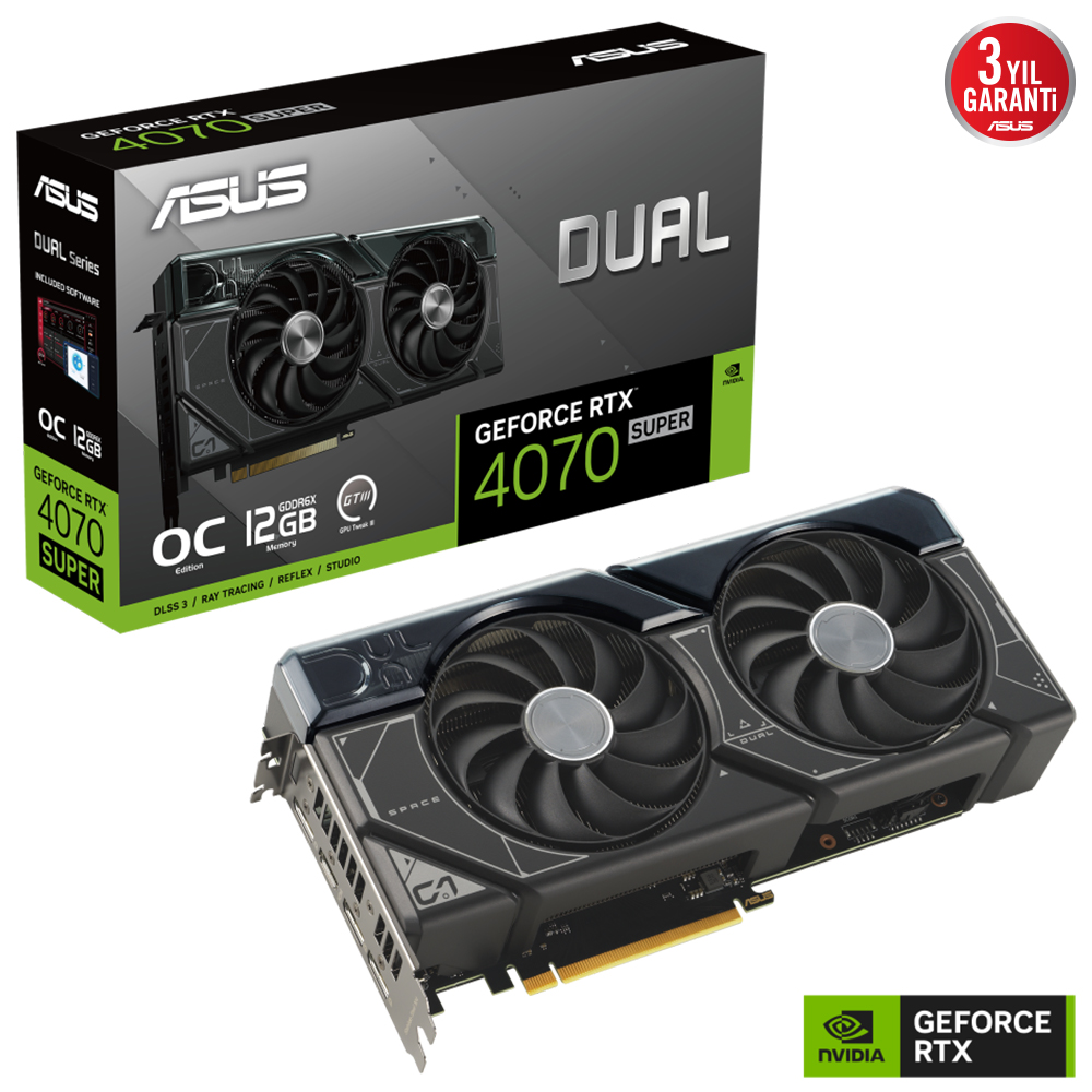 ASUS%20DUAL-RTX4070S-O12G%20NVIDIA%20GEFORCE%20RTX%204070%20SUPER%2012GB%20GDDR6X%20192bit%202550MHz%20OC%20HDMI%203xDP%20DLSS3%20EKRAN%20KARTI