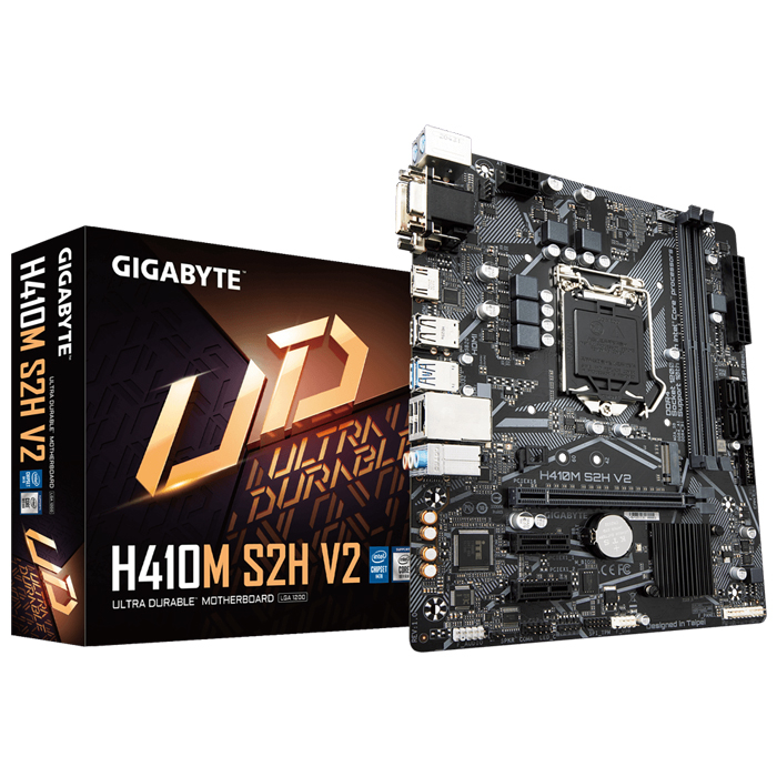 GIGABYTE%20H410M-S2H-V2%202xDDR4%201xVGA/1xHDMI/1xDVI-D%201xGLAN%201xM.2%201200Pin%20ANAKART