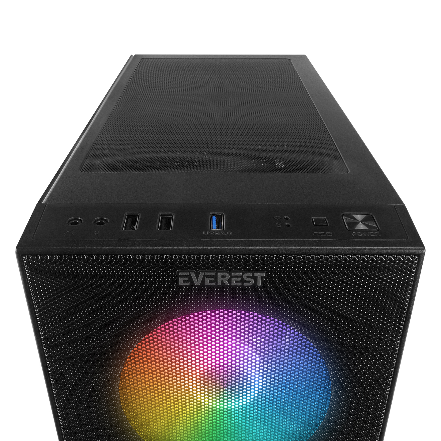 EVEREST%20FACED%20V1%20MESH%20PSU%20YOK%204x12CM%20RGB%20FAN%20ATX%20TEMPERED%20GLASS%202xUSB2.0/1xUSB3.0%20SİYAH%20MID%20TOWER%20GAMİNG%20KASA