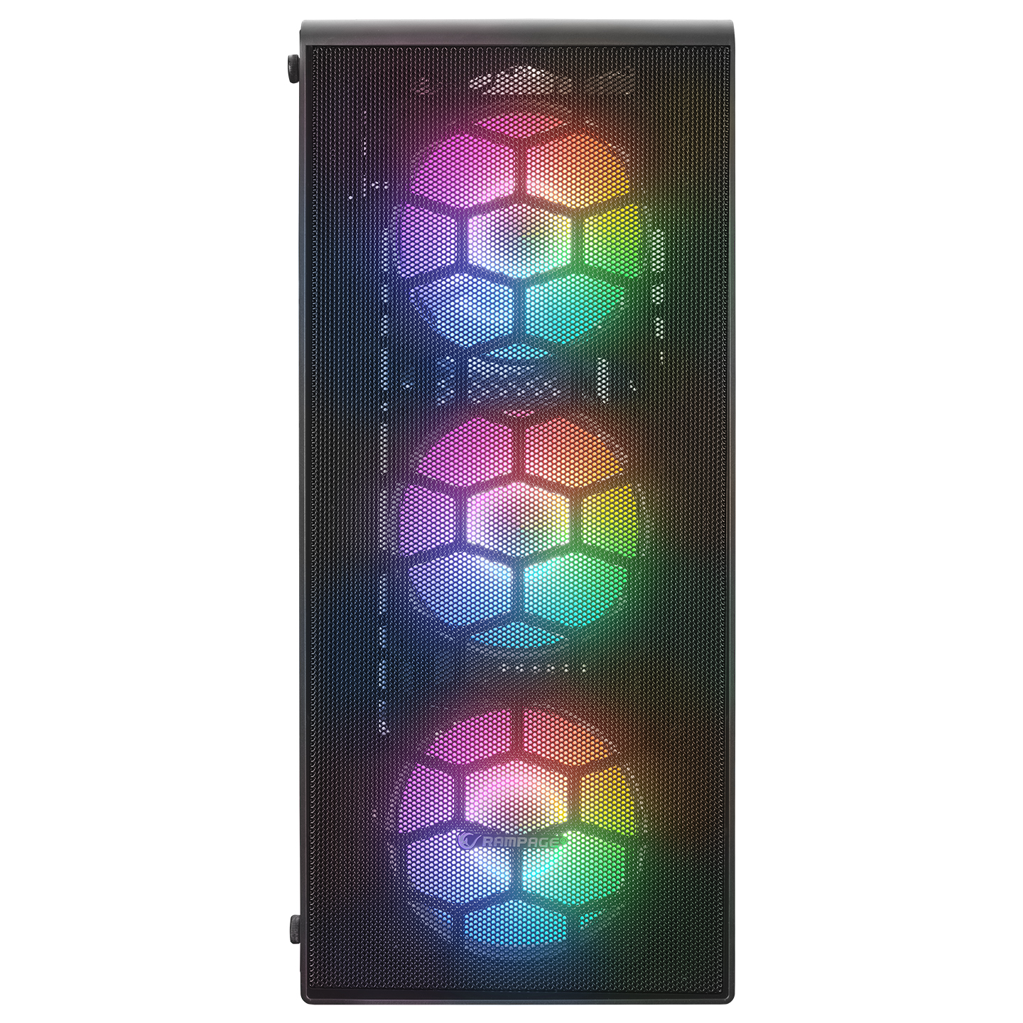 RAMPAGE%20REDSKY%20RGB%20MESH%20700W%2080+%20BR%204x12CM%20RGB%20FAN%20ATX%20TEMPERED%20GLASS%202xUSB2.0/1xUSB3.0%20SİYAH%20MID%20TOWER%20GAMİNG%20KASA