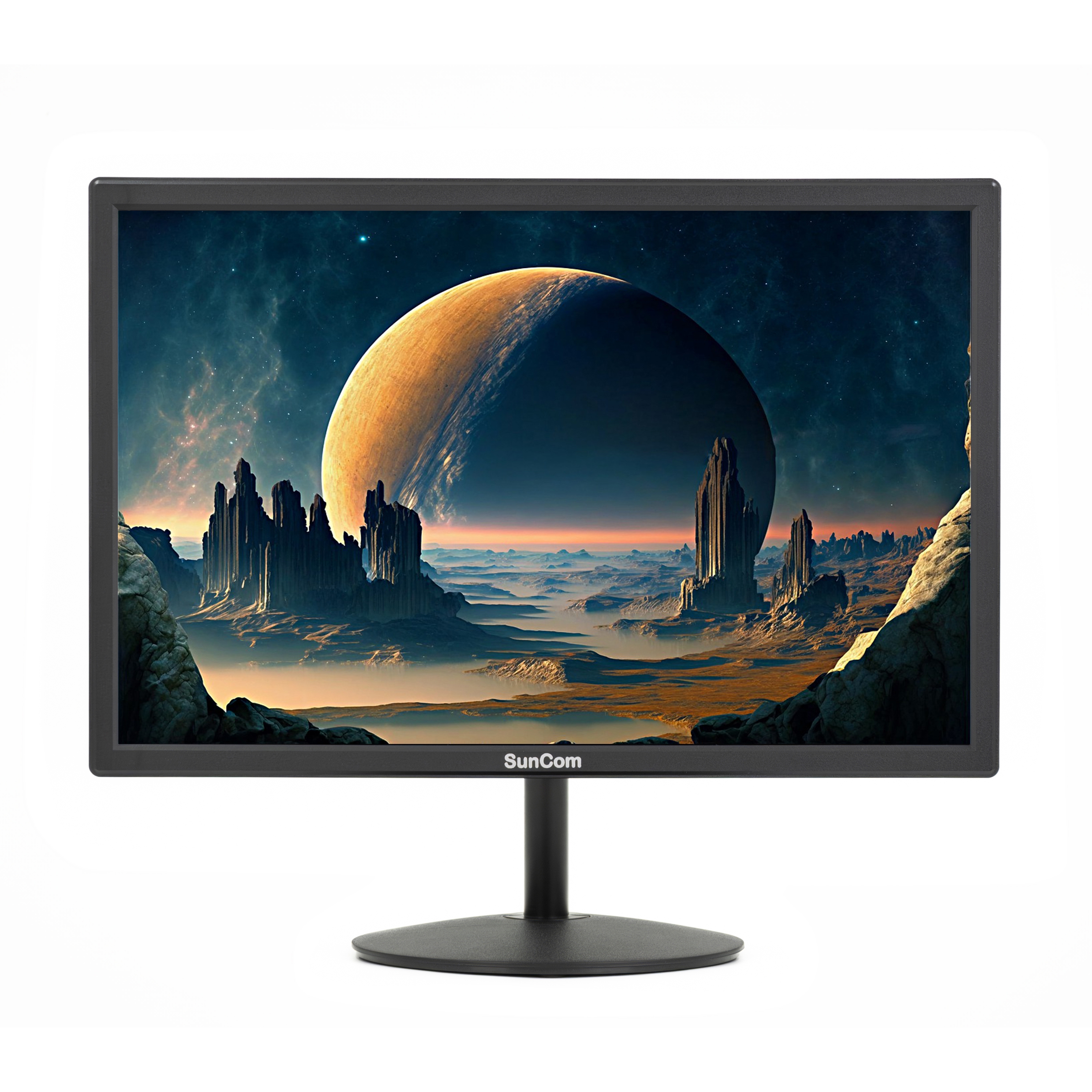 SUNCOM%20SM190VI%2019’’%205MS%201440x900%20VGA/HDMI%20VESA%2060HZ%20SİYAH%20LED%20MONITOR