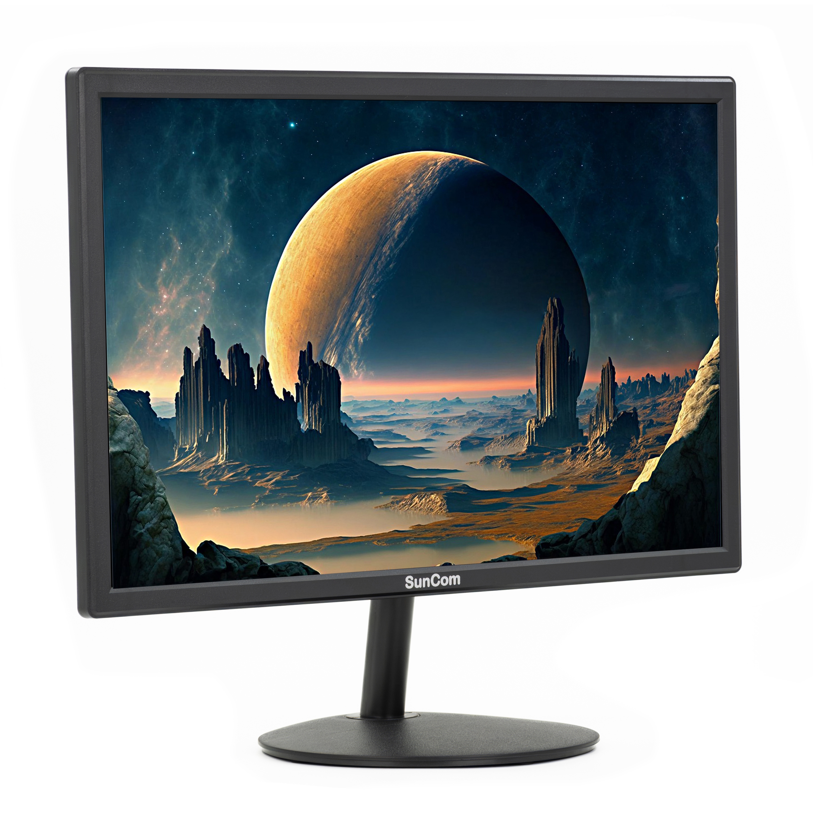 SUNCOM%20SM190VI%2019’’%205MS%201440x900%20VGA/HDMI%20VESA%2060HZ%20SİYAH%20LED%20MONITOR