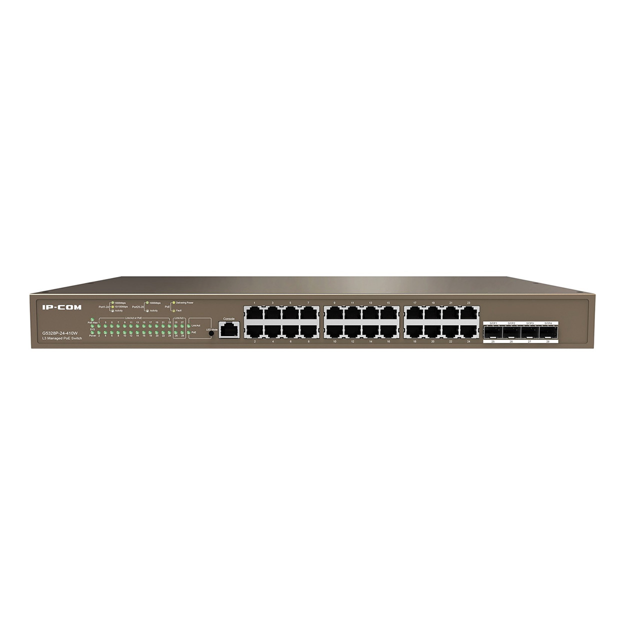 IP-COM%20G5328P-24-410W%2024%20PORT%2010/100/1000%2024%20PORT%20POE%204%20X%20SFP%20370W%20LAYER%203%20YÖNETİLEBİLİR%20RACK%20MOUNT%20SWITCH