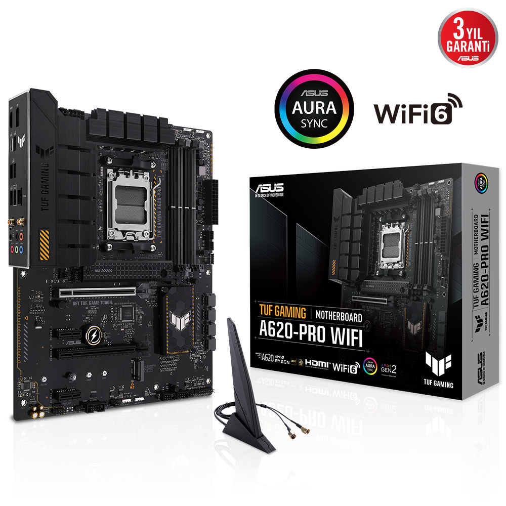 ASUS%20TUF%20GAMING%20A620-PRO%20WIFI%204xDDR5%202xDP/1xHDMI%202xM.2%20AM5%20ANAKART