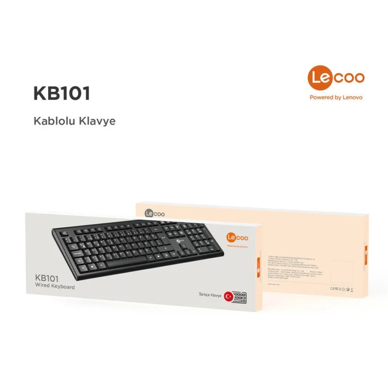 LECOO%20KB101%20USB/KABLOLU%20SİYAH%20Q%20KLAVYE