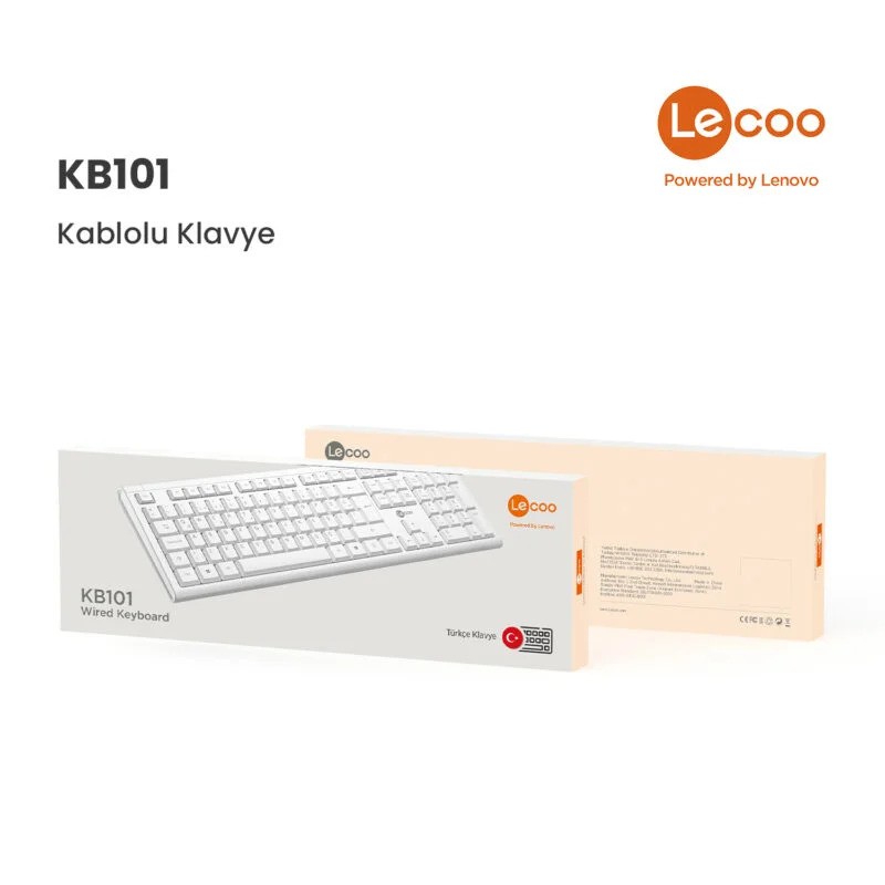 LECOO%20KB101%20USB/KABLOLU%20BEYAZ%20Q%20KLAVYE