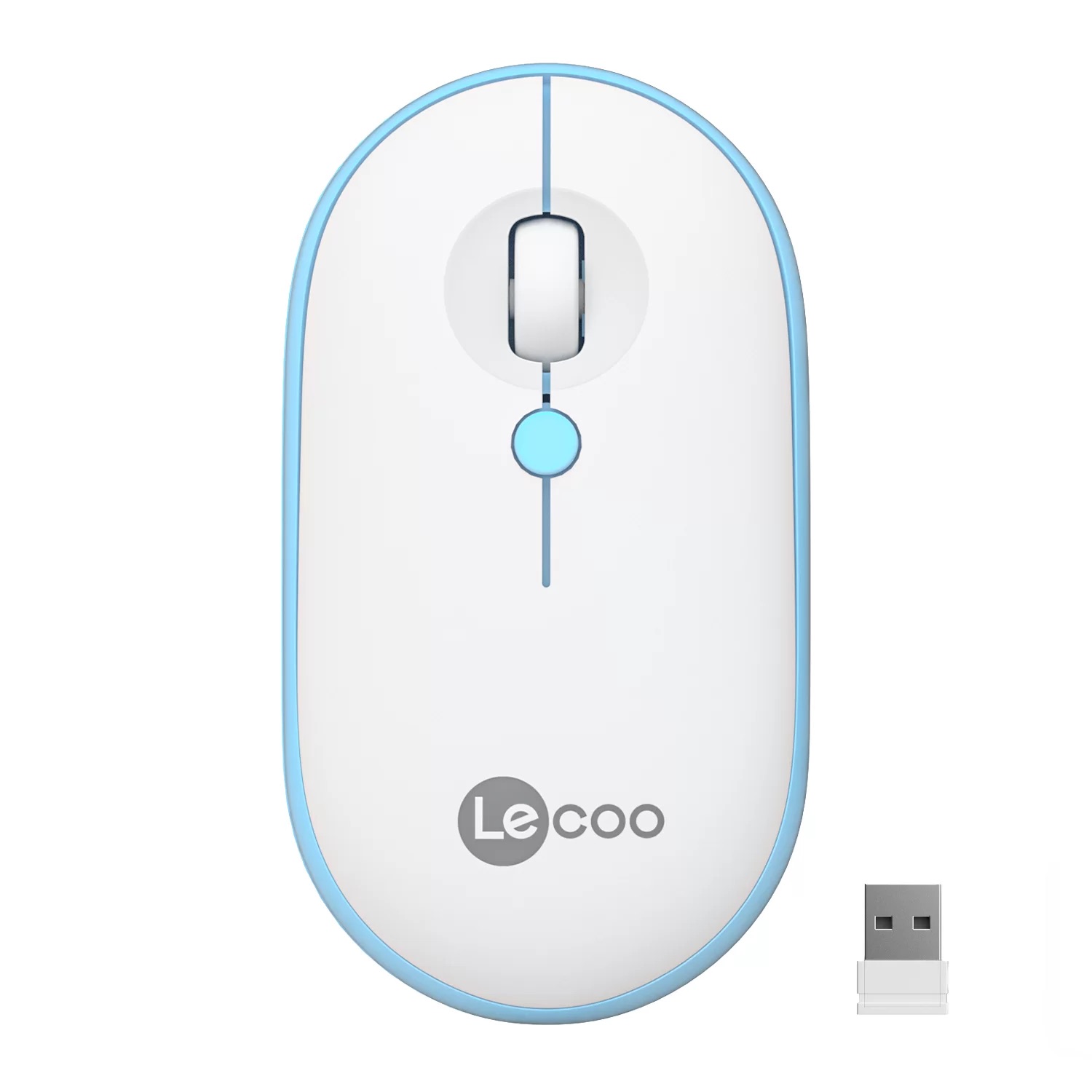 LECOO%20WS212%20KABLOSUZ%201600%20DPI%20BEYAZ/MAVİ%20MOUSE