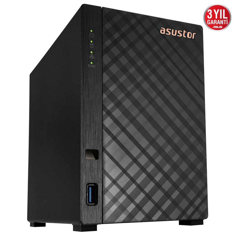 ASUSTOR%20AS1102TL%201GB%20DDR4%202%20BAY%20(2x%2022TB%20Desteği)%20Realtek%20RTD1619B%201GbE%20x1,%20USB%203.2%20x1,%20USB%202.0%20x1%20NAS%20DEPOLAMA%20ÜNİTESİ