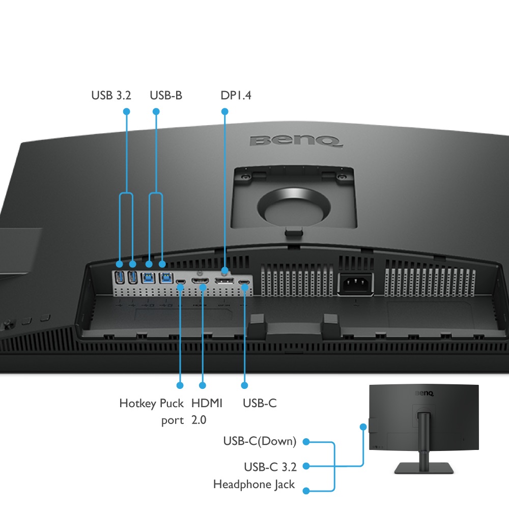 BENQ%20PD2705U%2027’’%205MS%204K%20HDR%203840x2160%20DP/HDMI/TYPE-C%20PIVOT%20SRGB%20REC709%20DUALVIEW%20IPS%20LED%20TASARIM%20MONİTÖR