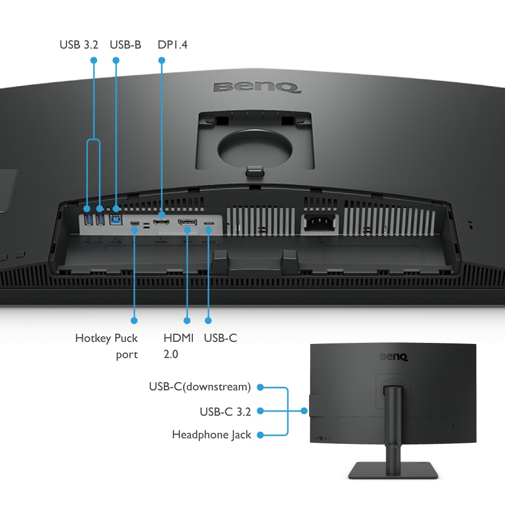 BENQ%20PD2706U%2027’’%205MS%204K%20HDR%203840x2160%20DP/HDMI/TYPE-C%20PIVOT%20SRGB%20REC709%20DUALVIEW%20ERGO%20ARM%20TASARIM%20MONİTÖR