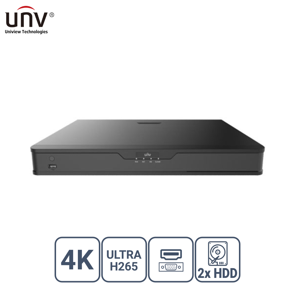 UNIVIEW%20NVR302-16S2%2016%20KANAL%20VGA/HDMI%202x%20HDD%20H265+%20NVR%20KAYIT%20CİHAZI