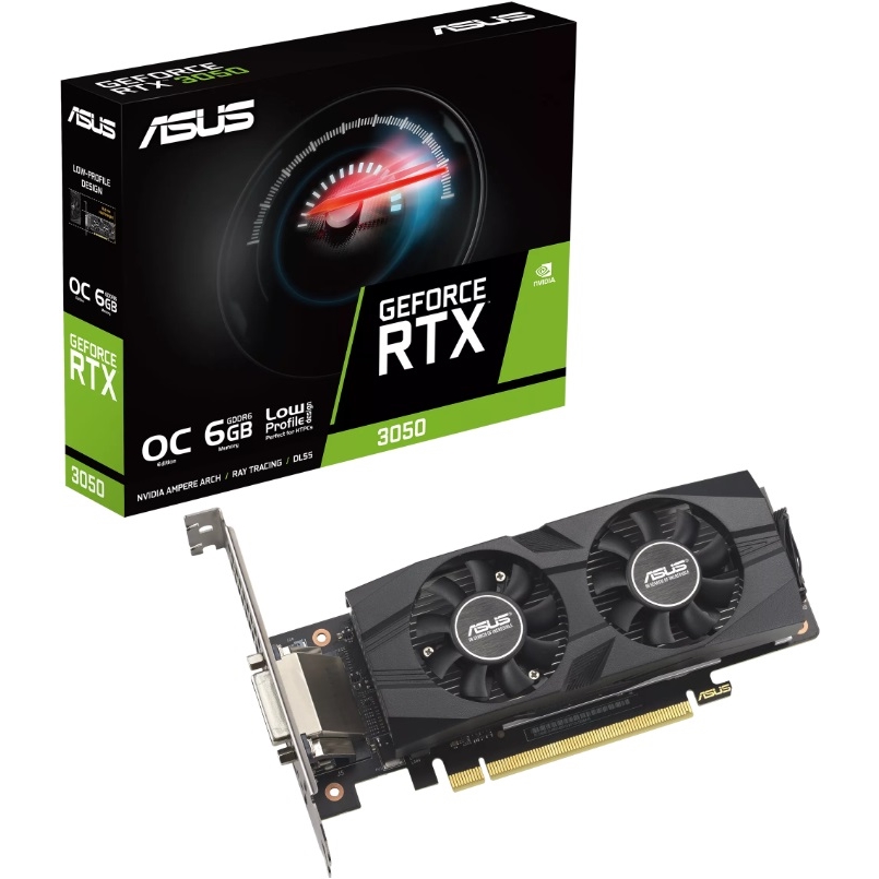 ASUS%20RTX3050-O6G-LP-BRK%20RTX3050%206GB%20GDDR6%20128Bit%20DVI/DP/HDMI%20PCI-E%204.0