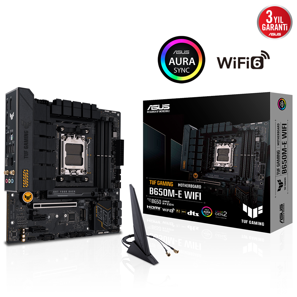 ASUS%20TUF%20GAMING%20B650M-E%20WIFI%204xDDR5%20HDMI+DP%202xM.2%20AM5%20ANAKART