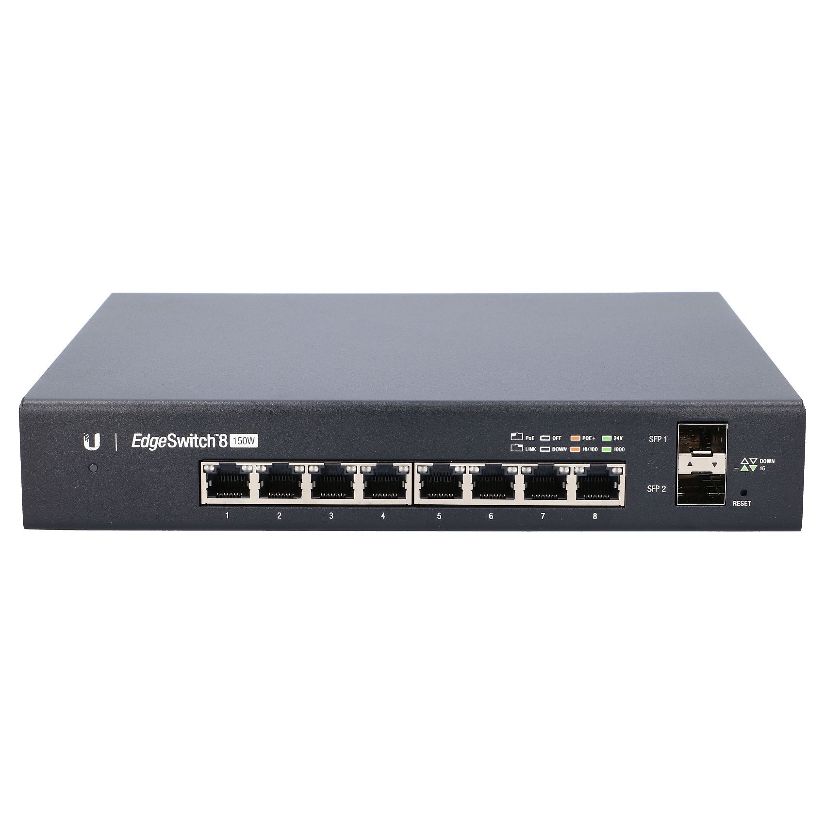 UBNT%20EDGESWITCH%20ES-8-150W%208%20PORT%20GIGABIT%20POE+%202xSFP%20SWITCH%20150W