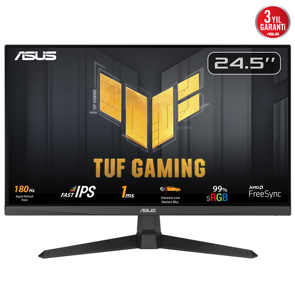 ASUS%20TUF%20GAMING%20VG259Q3A%2024.5’’%201MS%20180Hz%20FHD%20HDMI/DP%20VESA%20IPS%20LED%20GAMING%20MONITOR