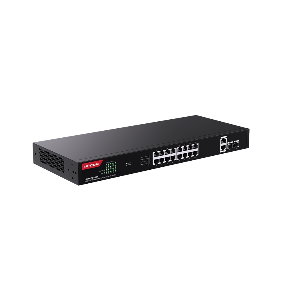 IP-COM%20G1120P-16-250W%2016%20PORT%20POE%2010/100/1000%202%20X%20SFP%20250W%20YONETILEMEZ%20RACK%20MOUNT%20SWITCH