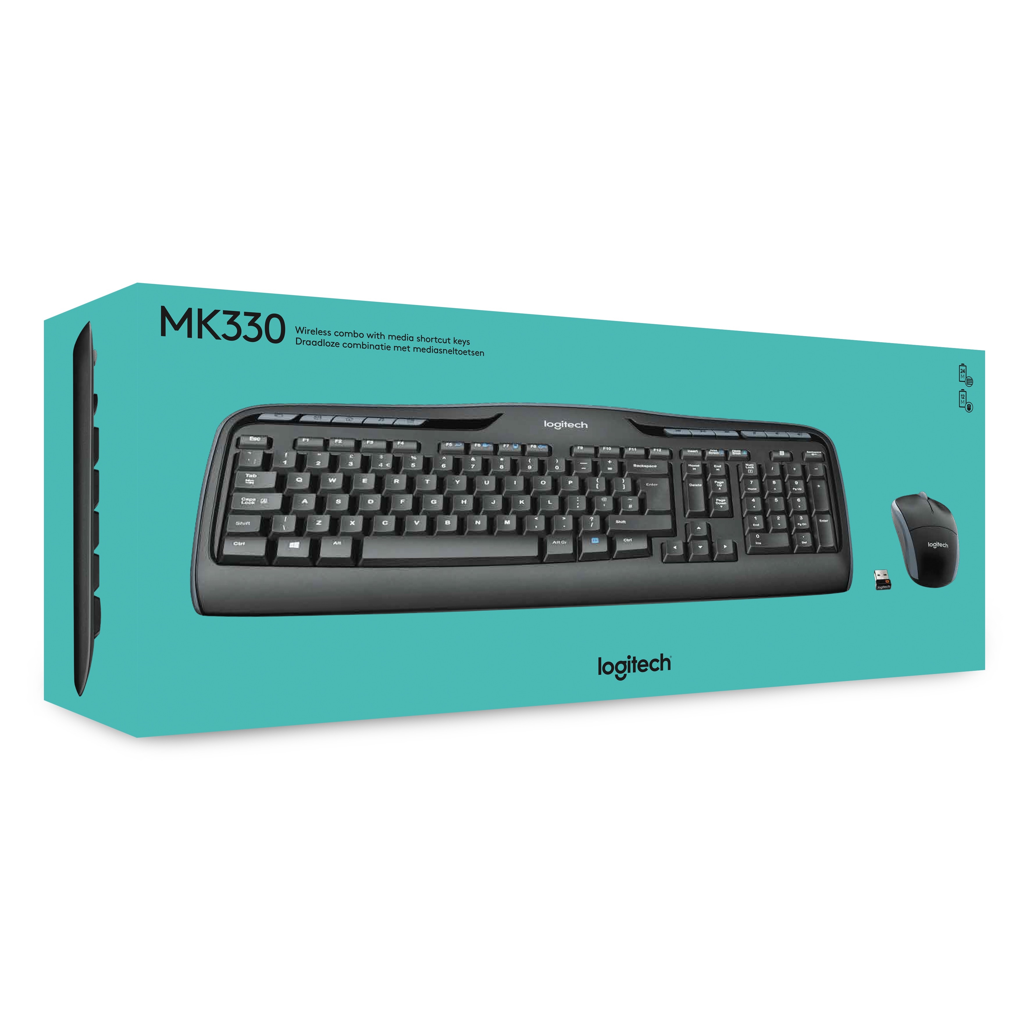 LOGITECH%20MK330%20TÜRKÇE%20KABLOSUZ%20MULTİMEDYA%20SİYAH%20Q%20KLAVYE+MOUSE%20SET