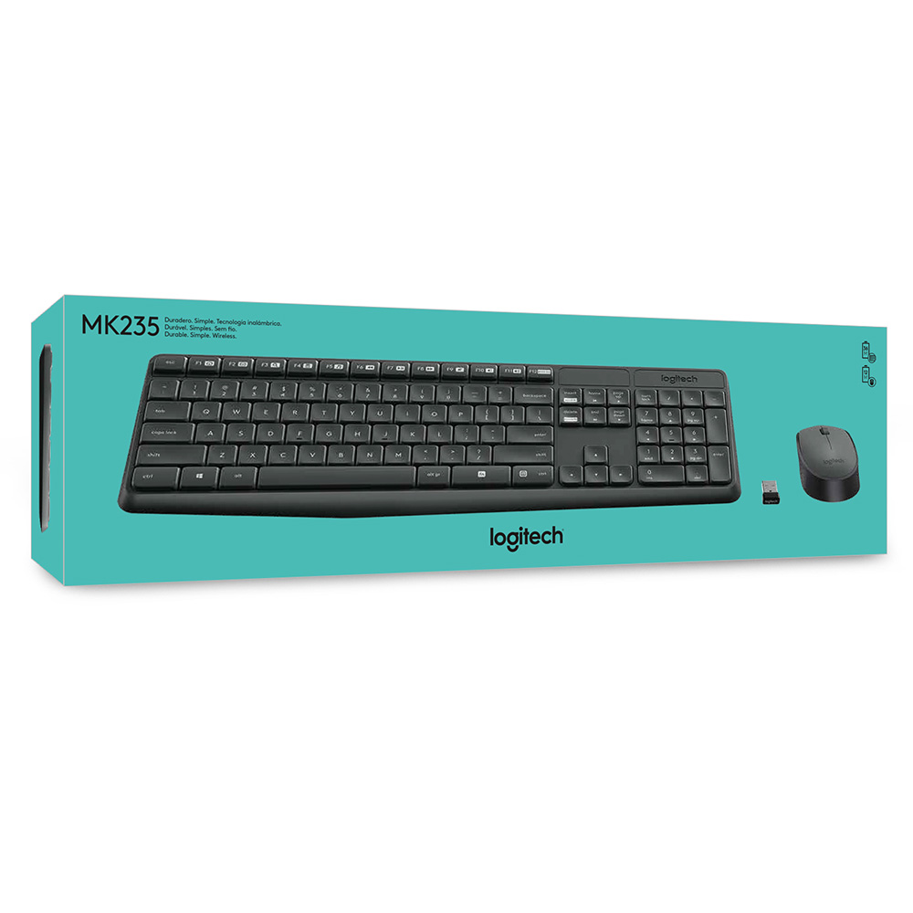 LOGITECH%20MK235%20TÜRKÇE%20KABLOSUZ%20KOYU%20GRI%20Q%20KLAVYE+MOUSE